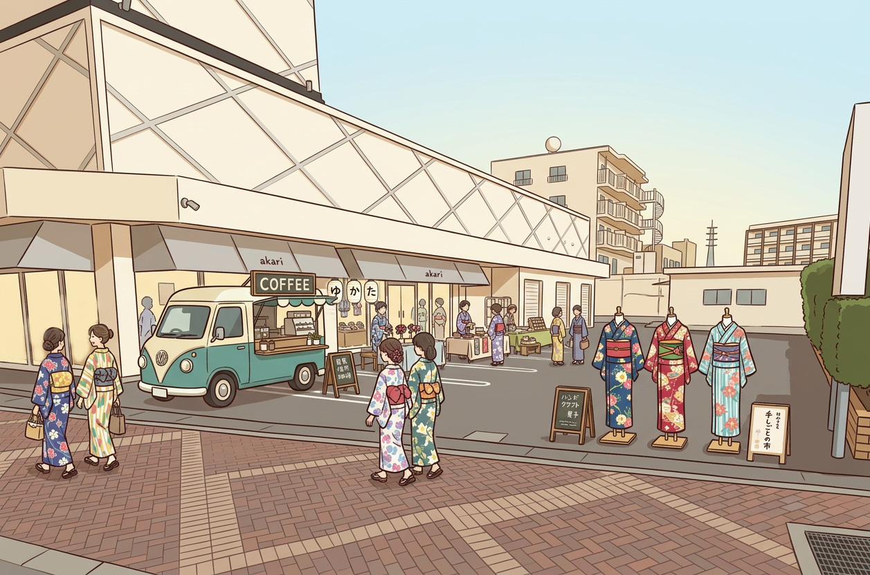 浴衣と手しごとの市 メインビジュアル